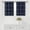Blue and Green, variant on Red and Green Checkered Pattern Blackout Curtains,Triple Weaved Fabric,Thermal Insulated,Room Darkening,Grommet Top,2 Panels,42x45in(107x114cm)