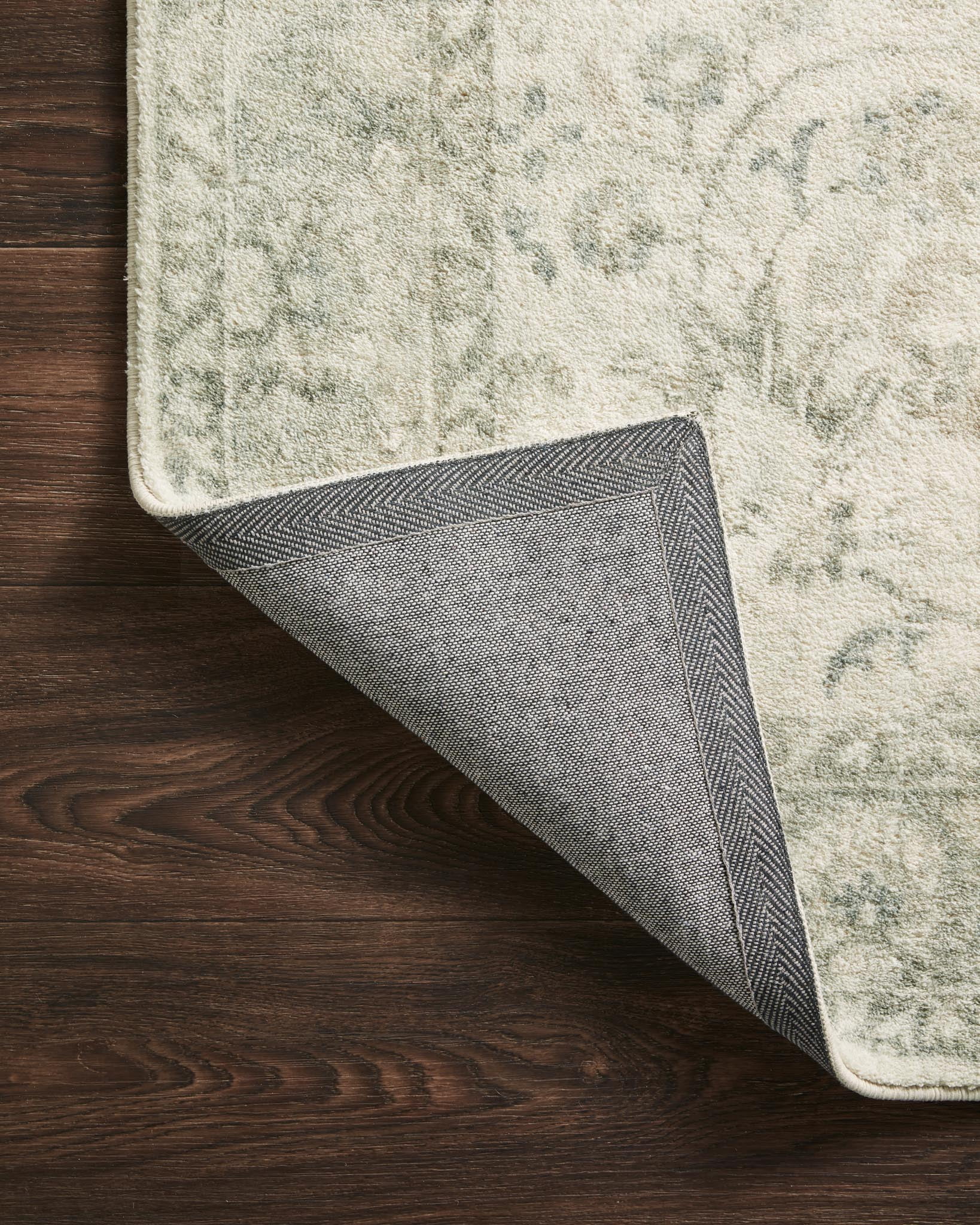 Loloi Rosette Ivory / Silver 3'-3" x 5'-3" Accent Rug