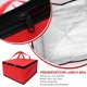 thumbnail image 3 of Practical Delivery Bag Insulated Thermal Food Storage Bag Portable Bento Bag, 3 of 5