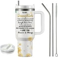 thumbnail image 2 of Christian Gifts for Women - Stainless Steel 40 Oz I Am a Child of God Gifts for Women Tumbler with Handle - Mothers Day, Birthday Gifts for Women, Christian Faith Jesus God Bible Verse Religious Gifts, 2 of 6