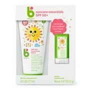 Babyganics 50 SPF Sunscreen Lotion and Stick Combo, 6oz, .47oz