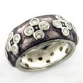 thumbnail image 1 of Alamode LOAS730-7 Women Rhodium 925 Sterling Silver Ring with Epoxy in Light Amethyst - Size 7, 1 of 1