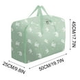 thumbnail image 3 of XMMSWDLA Extra Large Reusable Storage Bags With Strong Handles & Zippers, Heavy Duty Washable Moving Bag, Waterproof Closet, Underbed Organizer For Bedding, Blanket Backpack For School, 3 of 5