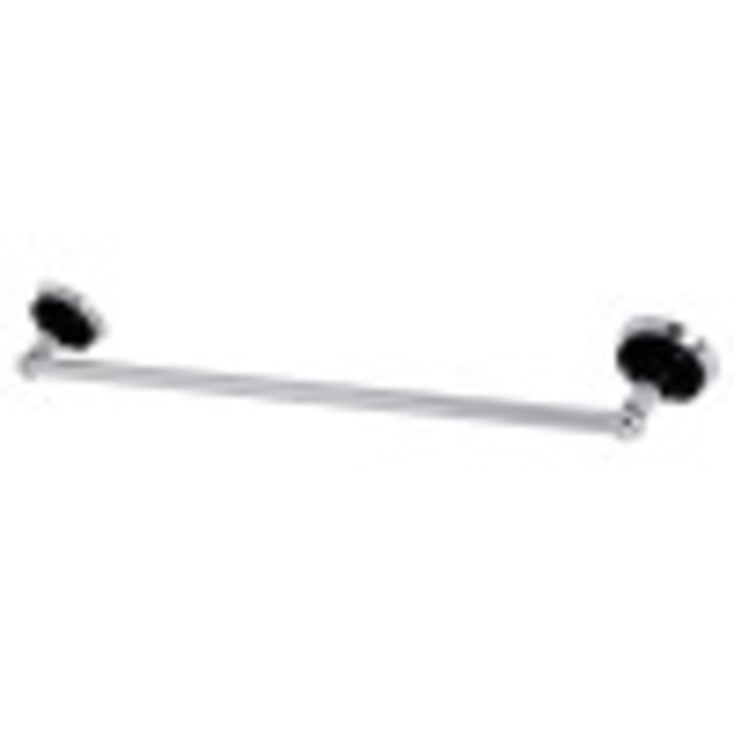 Kingston Brass Water Onyx 4-Piece Wall Mounted Bathroom Accessory Set, Polished Chrome