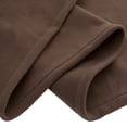 thumbnail image 3 of Polar Fleece Bed Blanket - Hypoallergenic Premium Poly-Fiber Yarns, Thermal, Lightweight Blanket (Full/Queen, Cocoa), 3 of 4