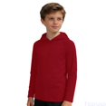 thumbnail image 2 of Fozruso Kids Long Sleeve Shirt Summer Hooded Sun Top for Boys And Girls Outdoor Play and Casual Activewear, 2 of 7