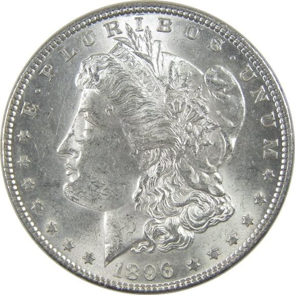 1896 Morgan Dollar Uncirculated Silver $1 Coin