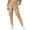 Khaki, variant on Kids Summer Capri Pants Boys Girls Cotton Straight Leg Cropped Trousers High Elastic Waist Casual Pants with Pockets Black 14-15 Years