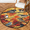 Multicolour 2, variant on CURLYOOT Round Rug 3ft Watercolor Flower Spring Flowers Area Rug, Washable Circle Mat Non Slip Floor Carpet Mat, Soft Indoor Rugs for Entryway Living Room Dining Room Bedroom