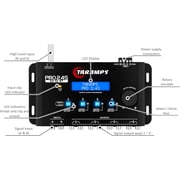 Taramps Pro 2.4S DSP Crossover full Digital Signal Processor and Equalizer with sequencer 15-band Graphic Equalization 12 preset EQ 2-Channel in and 4-Channel Out