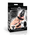 thumbnail image 1 of Master Series Dark Pearl Fesse Gonflable Vibrante avec Télécommande - Noir, 1 of 5