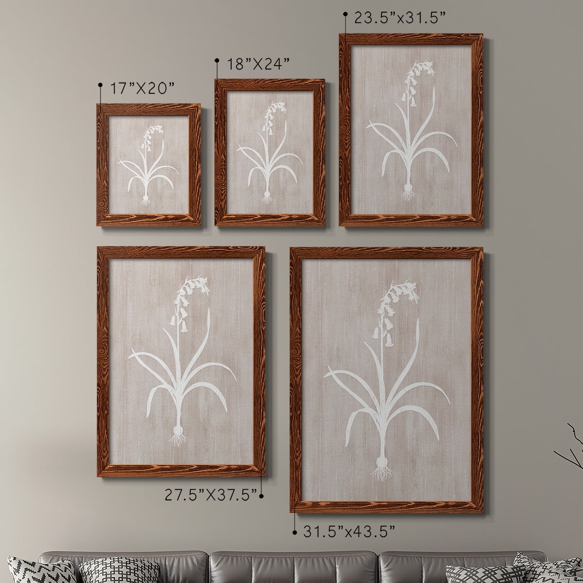 Botany Beauty I - Premium Framed Canvas 2 Piece Set - Ready to Hang