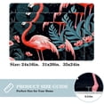 thumbnail image 2 of Flamingo Polyester Non-Slip Machine Washable Floor Rug, for Office, Chair Rugs Included, 2 of 6