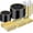Black, variant on 150PCS Plastic Dinnerware Set (25 Guests), Gold Disposable Plates for Party, Wedding, Christmas, Anniversary, Includes: Dinner Plates, Dessert Plates, Cups, Spoons, Forks and Knives