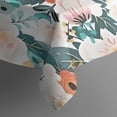 thumbnail image 5 of Pioneer Flower Floral Print Pattern Square Tablecloth,Waterproof Square Table Cover,Wipeable Spillproof Washable Table Cover for Home Kitchen Party Decor 42"X42"(107x107cm), 5 of 6