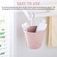 thumbnail image 4 of Cesta De Almacenamiento Simple Rosa Cesta De Almacenamiento De Desechos Colgantes Cesta De Almacenamiento De Coche Resistente Y Duradera Almacenamiento De Baño Mini Cubo De Almacenamiento Moyic HA019625-00, 4 of 7