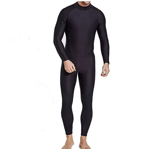 Wetsuits for Men Women, 2mm Neoprene Full Body Wetsuit Back Zip Long Sleeve  One Piece Dive Skins Thermal Swimsuit for Diving Surfing Snorkeling  Kayaking Water Sports 