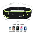 thumbnail image 4 of Entchin Slim Running Belt Bag,Sport Waistpack for Women Men, Black Runner Fanny Pack with Water Bottle Holder, 4 of 5