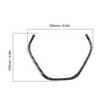 thumbnail image 4 of Air Condition Outlet Trim Central Control Air Vent Cover Car Interior Decoration Car Interior Styling Co Pilot Central Control Air Condition Vent Trim Carbon Fiber Decor Fit For, 4 of 8