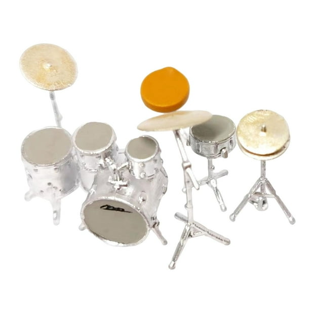 Figuras de dioramas Pintado A Mano 1:64 Rock Music People Figure Dioramas Fairy Garden Movie Props Set