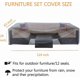 thumbnail image 5 of Patio Furniture Cover Super Large Outdoor Sectional Furniture Cover, Table Chair Sofa Covers, Waterproof Dustproof Protective Cover, Anti-UV/Wind (124, 5 of 5