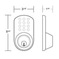 thumbnail image 4 of Keyless Entry Deadbolt Door Lock with Electronic Digital Keypad Oil Rubbed Bronze, 4 of 6