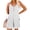 White, variant on Summer Sleeveless Women Henley Shorts Jumpsuit Waffle Romper with Pocket