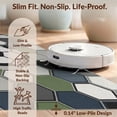 thumbnail image 6 of Design&I 8'x10' Washable Area Rug Shaped Soccer Beast Pentagon Motif Graphic Footboard Football for King Size Bedroom, Under Bed, Sleek Flatweave Pet Friendly, 6 of 7
