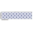 thumbnail image 3 of Abstract Fabric by the Yard, Continuous Pattern with Quirky Circular Feathers Motif Illustration, Decorative Upholstery Fabric for Chairs & Home Accents, Blue Violet and White by Ambesonne, 3 of 5