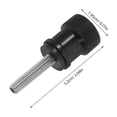 thumbnail image 2 of IDEANATEGRATE Tornillos Ergonómicos Para Motocicleta Con Acanalado Y Rápida En Negro, 2 of 8