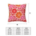thumbnail image 2 of Throw Pillow Covers, Colorful Orange Soft Square Pillow Cases with Invisible Zipper for Couch Bed Sofa, Farmhouse Fall Home Decor, 2 of 7