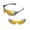 24K Gold Mirror Coated - Polarized, variant on Walleva Fire Red Polarized Replacement Lenses for Oakley Dart Sunglasses