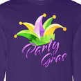thumbnail image 4 of Inktastic Party Gras Mardi Gras Jester Hat Long Sleeve T-Shirt, 4 of 5
