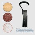 thumbnail image 2 of 4Pack Bike Rack Garage Wall Mount, Swivel Bike Rack,Bike Hanger Hook for Indoor, Bicycle Storage Rack, Bike Holder, 2 of 5