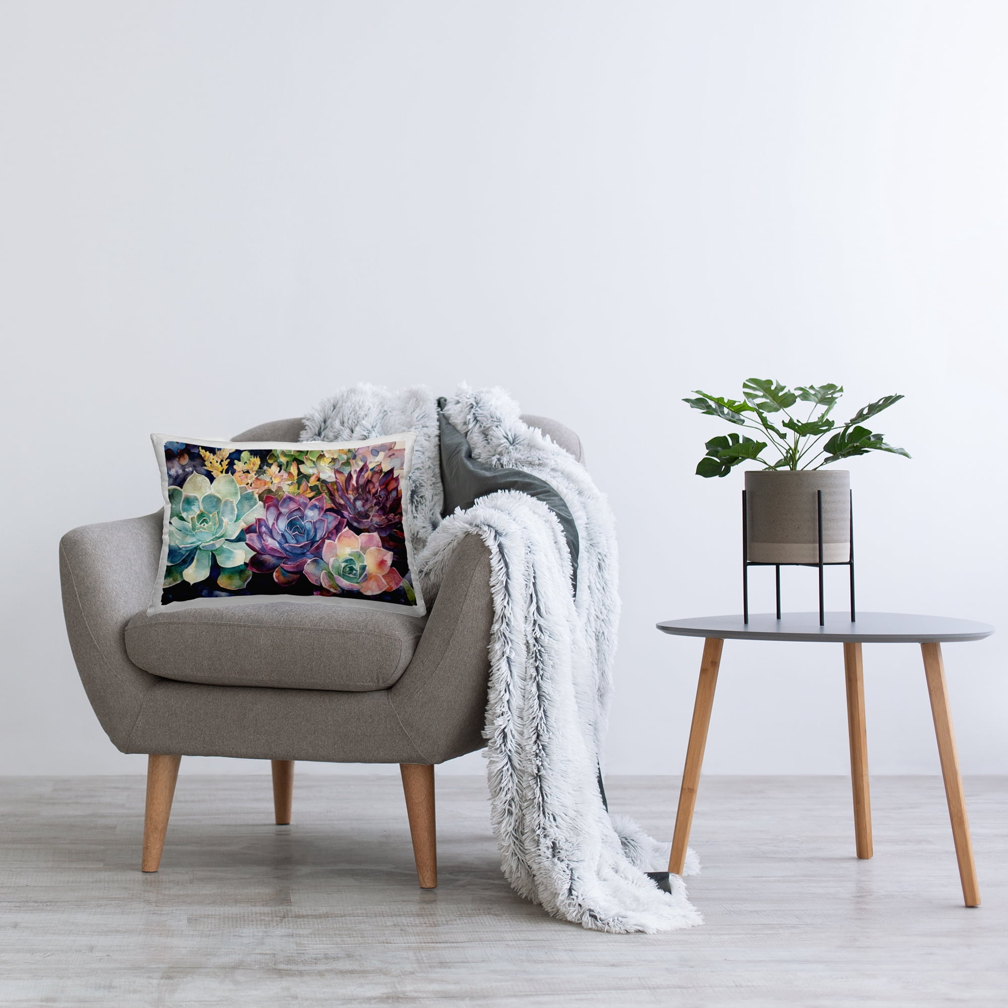Stupell Industries Tutti Succulents Collection Decorative Printed Throw Pillow, design by Svetlana Aleynikova