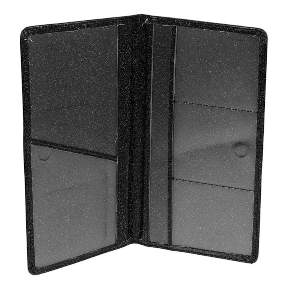 RENACLIPY Black PU Car Insurance Card Holder and Vehicle Registration Protector Wallet
