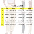 thumbnail image 3 of Arnsht Women's Solid Color Office Business Casual Pants High Waist Wide Leg Straight Dress Cotton Linen Pants Button Trousers Beige S, 3 of 8