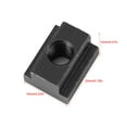 thumbnail image 2 of Cergrey T-Slot Nut ,5 pcs  Black Oxide Finish T Slot Nuts M8/10 Threads Fit Into T-slots In Machine Tool Tables ,  Fasteners, 2 of 8
