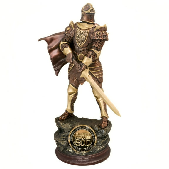 The Bradford Exchange Mighty Through God The Lord's Strength Religious Sculpture Collection Issue #11 12-inches