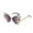 E, variant on AJGRHE Diamond Butterfly Rimless Sunglasses - Trendy Rhinestone Butterfly Eyewear UV Protection for Women Men Party B