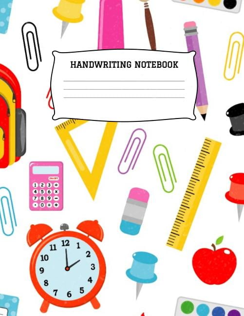 Handwriting Notebook: ABC Lined Writing Practice Paper - Dotted Lined Sheets Notebook - Primary ...