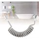 thumbnail image 4 of Flexible Shower Hose ABS Spring Flexible Shower Hose for Water Sanitary Toilet Bidet Spray Gun Bathroom(Gray), 4 of 4