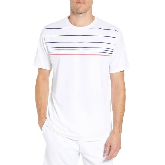 Vineyard Vines Men's Engineered Performance Tennis Sport T-Shirt in White $48.00 (S) Small