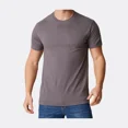 thumbnail image 2 of Playera Hombre 100% Algodón Corte Regular Color Gris Oxford, 2 of 4