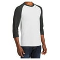 thumbnail image 6 of Mafoose Mens Core Blend 3/4-Sleeve T-Shirt White/Jet Black x-Large, 6 of 6