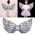 thumbnail image 4 of Ala, accesorio de disfraces, disfraz, disfraz, ala para boda arcoiris claro, 4 of 7
