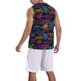 thumbnail image 2 of Sikiie Graffiti Art Basketball Jersey Reversible Men's Mesh Athletic Sports Shirts Training Practice S-4XLMedium, 2 of 6