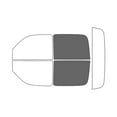 thumbnail image 2 of Rvinyl Window Tint Kit Compatible with Cadillac Escalade 2003-2006 (Ext) - Back Precut Kit - 35%, 2 of 8