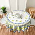 thumbnail image 6 of Decorative Lemon Round Tablecloth Waterproof Table Cloth Wrinkle Free Tablecloths for Parties Wedding & Holiday Kitchen Dinner(60 Inch Round), 6 of 6