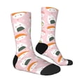 thumbnail image 3 of Uemuo Cute Sushi Pattern Women's Crew Socks, Soft Durable Breathable Moisture-Wicking with Odor Control Cotton socks, 3 of 9